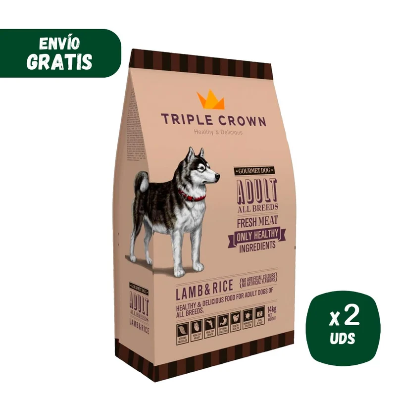 Je pense que TRIPLE CROWN GOURMET DOG pour les chiens adultes