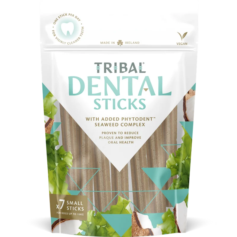 TRIBAL Bâtonnets Dentaires pour Petit Chien (-15 kg) 7x13g