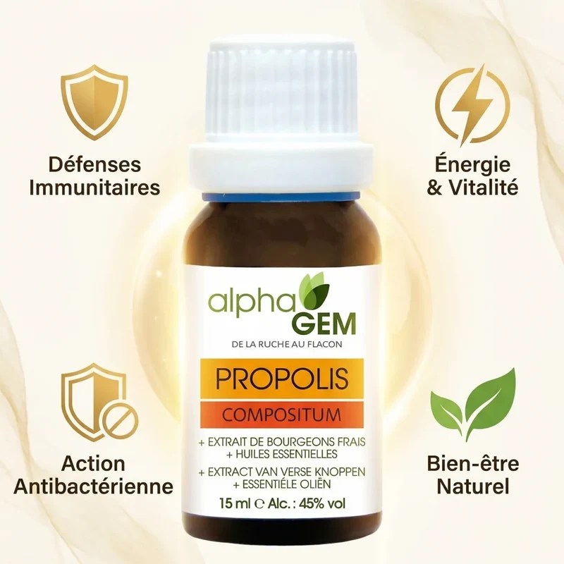 Propolis Compositum Bio - 15ml - Alphagem