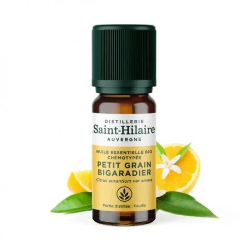 Huile Essentielle Petit Grain Bigaradier Bio - Saint-Hilaire - 10 ml