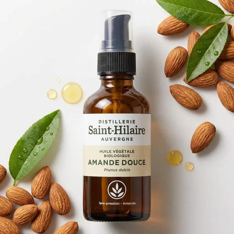 Huile végétale d'Amande Douce Bio - Saint-Hilaire - 50ml