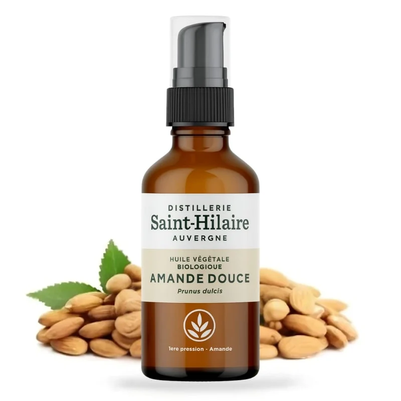 Huile végétale d'Amande Douce Bio - Saint-Hilaire - 50ml