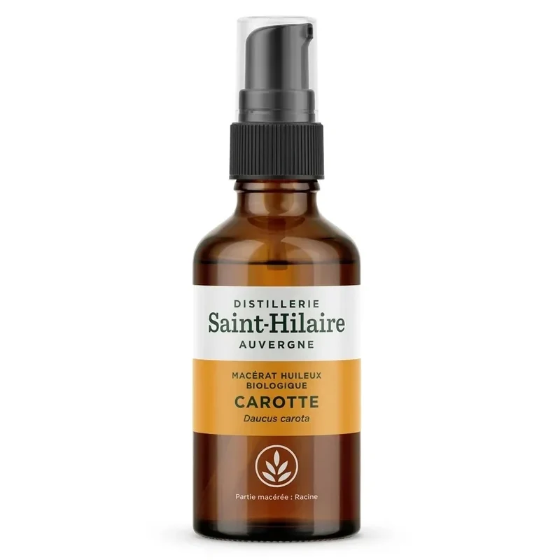 Huile végétale à la Carotte Bio - Saint Hilaire - 50 ml