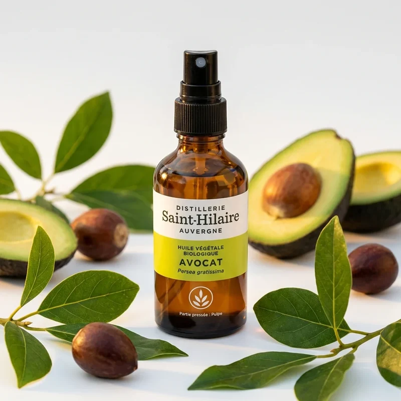 Huile Végétale d'Avocat Bio - Saint-Hilaire - 50 ml