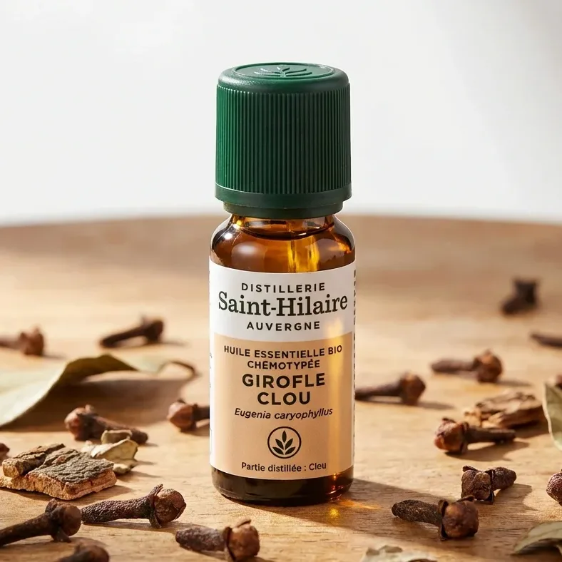 Huile Essentielle de Clou de Girofle BIO - Saint Hilaire - 10 ml