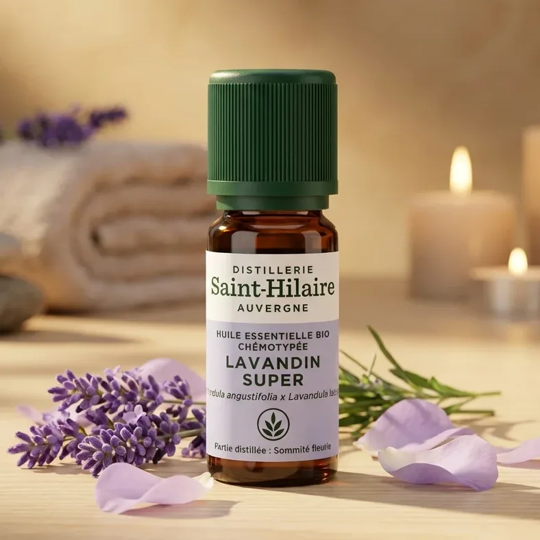 Huile Essentielle de Lavandin Super Bio - Saint Hilaire - 10 ml