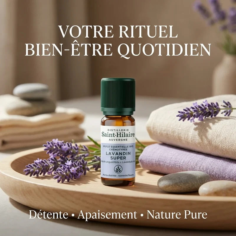 Huile Essentielle de Lavandin Super Bio - Saint Hilaire - 10 ml
