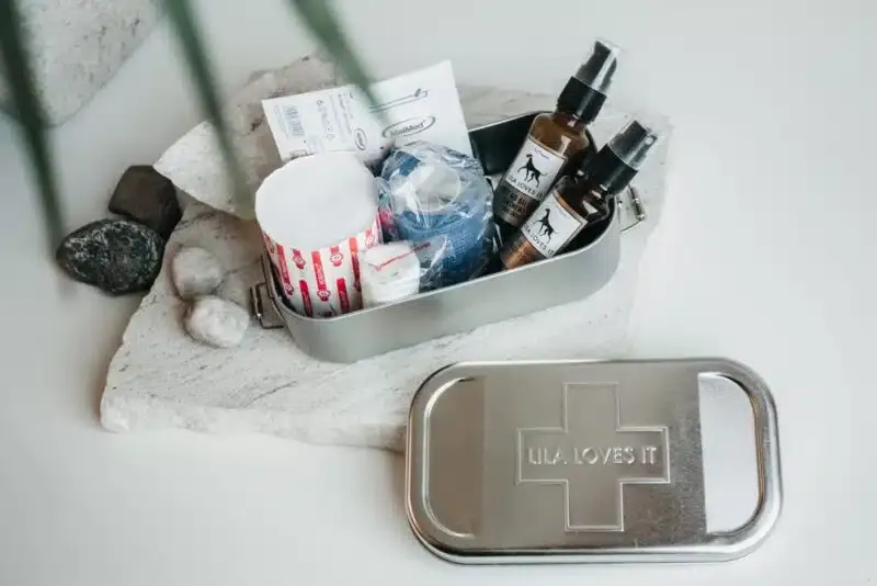 Trousse à pharmacie 1ers soins pour chien et chat