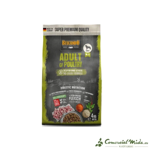 BELCANDO ADULTE SANS CÉRÉALES VOLAILLE croquettes pour chiens adultes