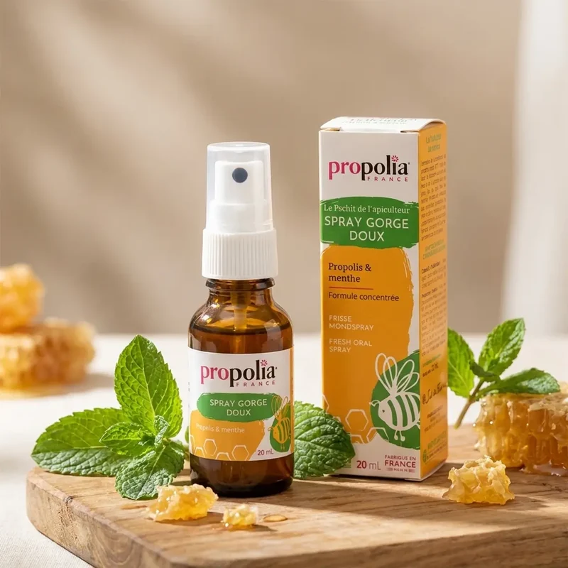 Spray buccal haleine & gorge - Miel, Propolis & Menthe - 20ml - Propolia