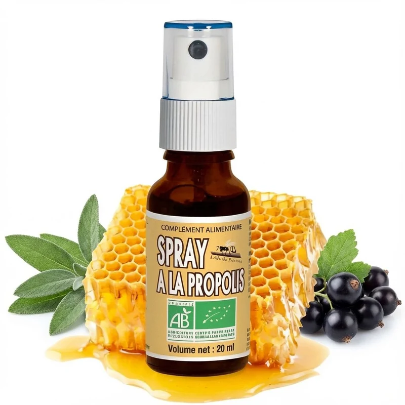 Spray Propolis gorge bio - 20 ml - Abeille Forestière