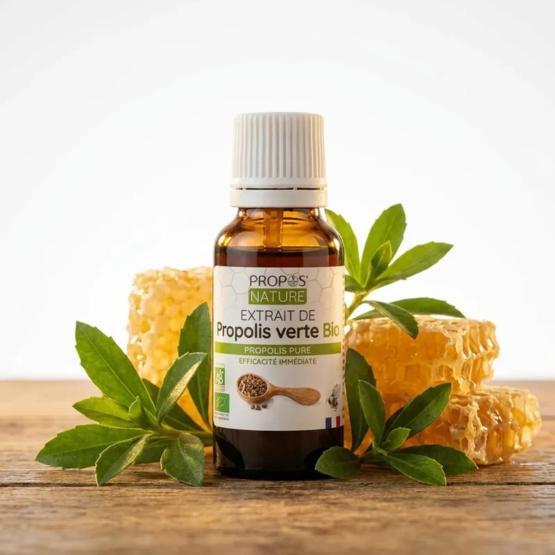 Extrait de Propolis Verte Bio Hydroalcoolique – 15 ml – Propos’Nature