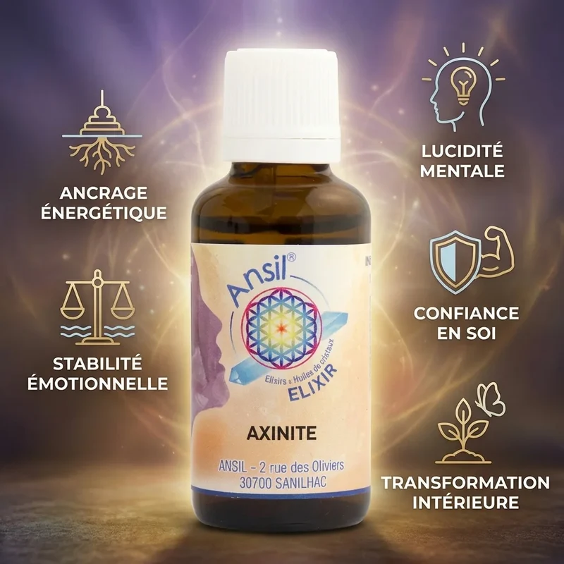 Axinite (élixir de cristal) - 30 ml - Ansil
