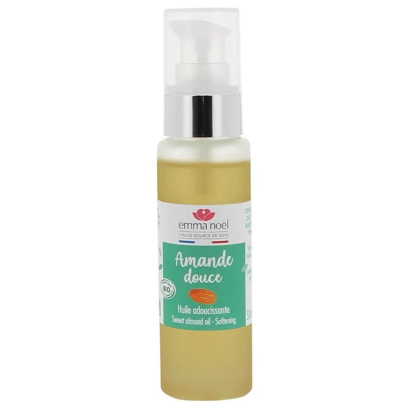 Huile Végétale d'Amande Douce Bio 50 ml Emma Noel