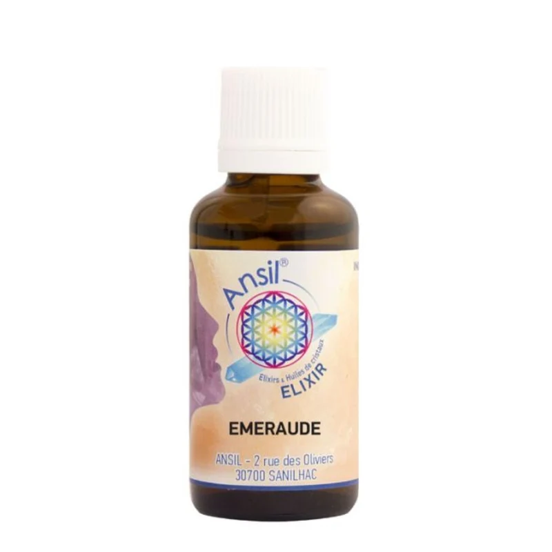 Elixir de cristaux d'Emeraude - 30 ml - Ansil
