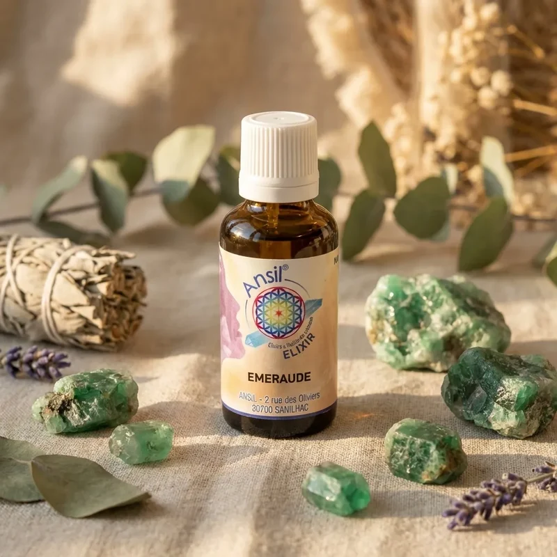 Elixir de cristaux d'Emeraude - 30 ml - Ansil