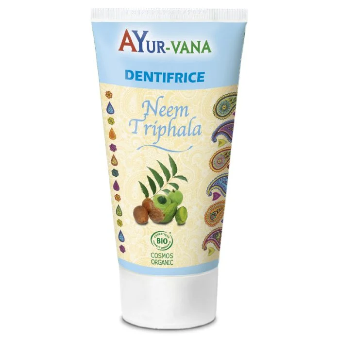 Dentifrice bio Neem & Triphala - 75 ml - Ayur-Vana