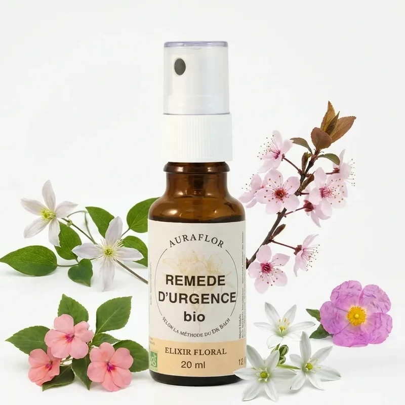 Fleur de Bach bio Urgence & Stress - Spray 20 ml - Dioter