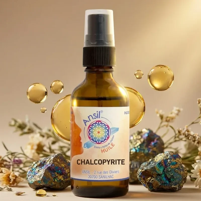 Chalcopyrite (huile de cristal) - 50 ml - Ansil