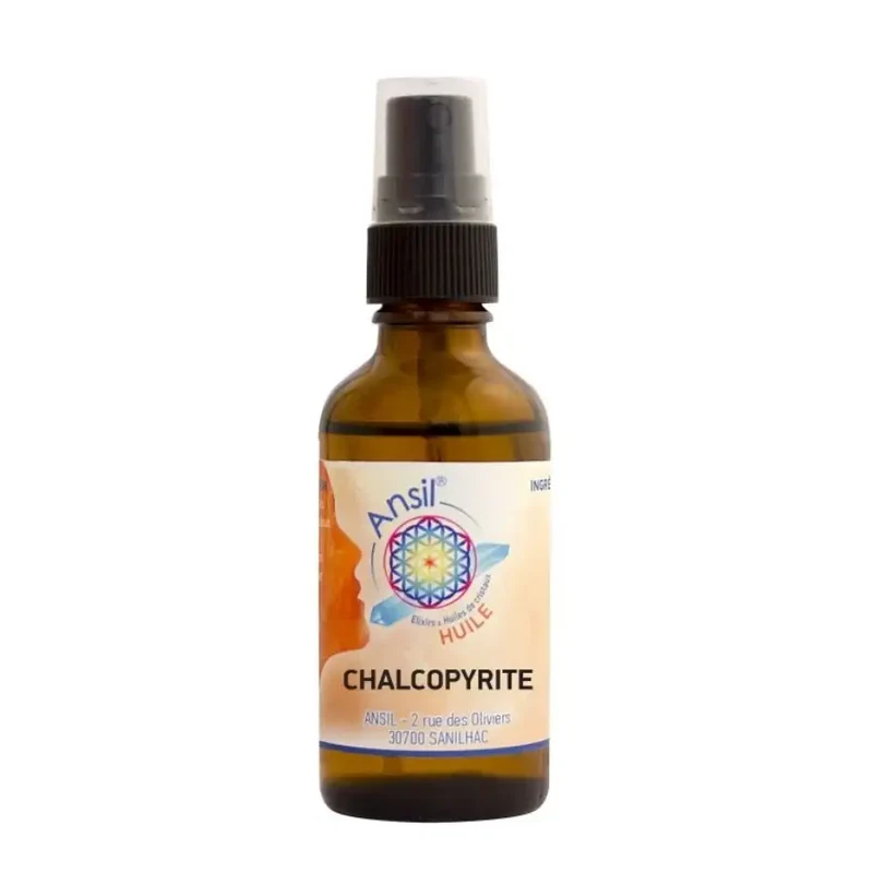 Chalcopyrite (huile de cristal) - 50 ml - Ansil