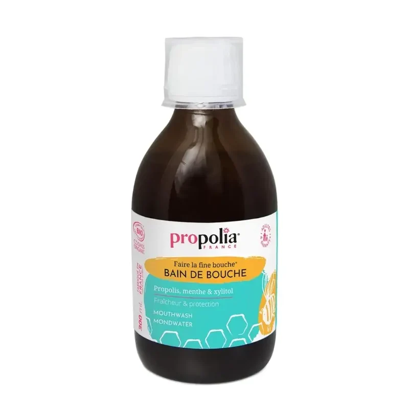 Bain de bouche Bio Propolis & Menthe – 300 ml – Propolia