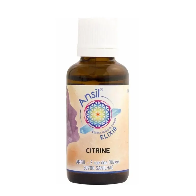 Citrine Elixir de cristal - 30 ml - Ansil