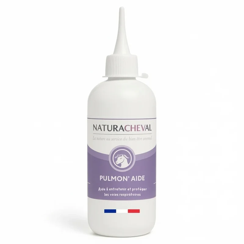 Pulmon'Aide - Complément Respiration & Toux Cheval pour Nébulisateur - Naturacheval