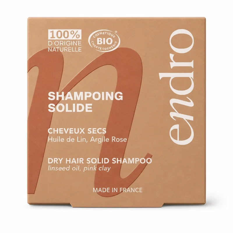 Shampoing solide à l'Huile de Lin - Cheveux Secs - Endro