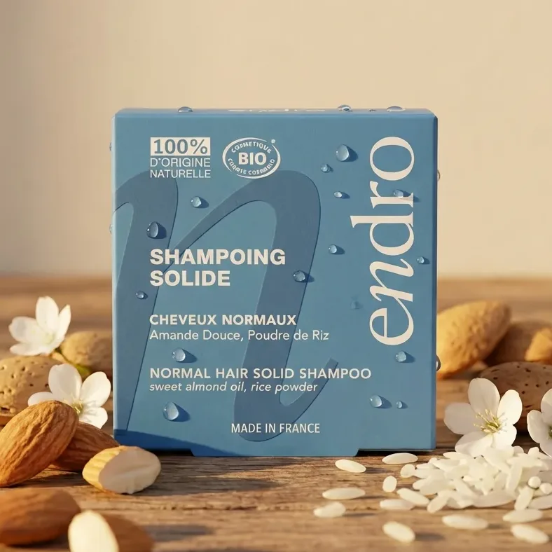 Shampoing solide à l'Huile d'Amande Douce - Cheveux Normaux - Endro