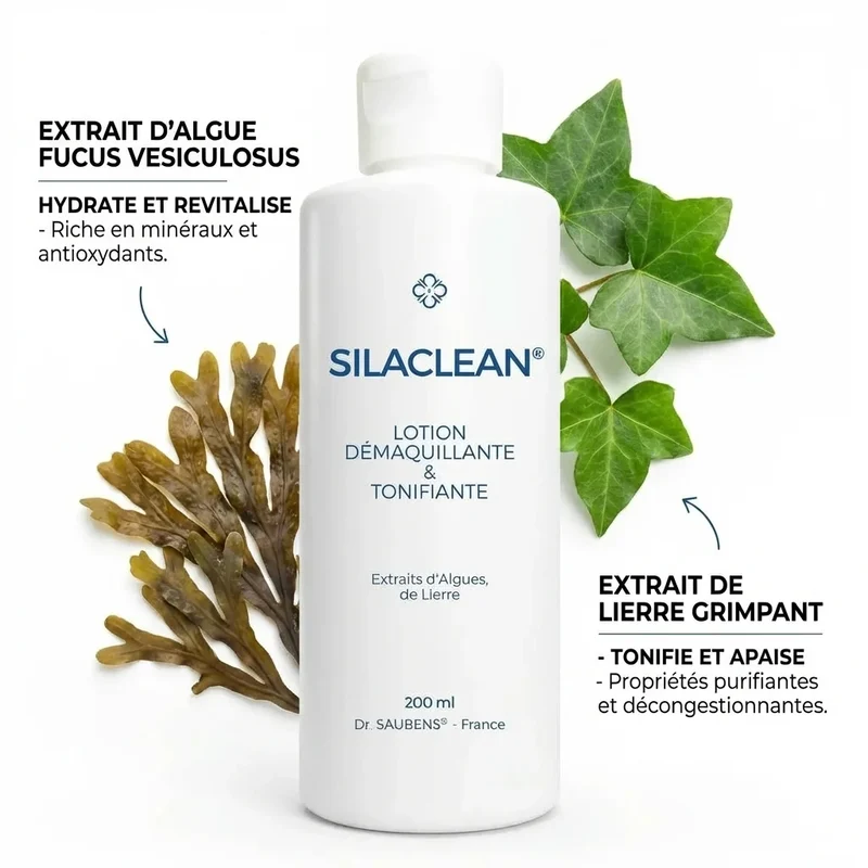 Silaclean lotion démaquillante - 200 ml - Labo Santé Silice