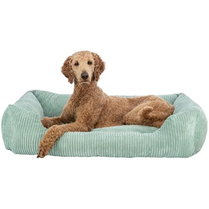 TRIXIE Couchage Jonna 110x75cm Gris Velours Côtelé