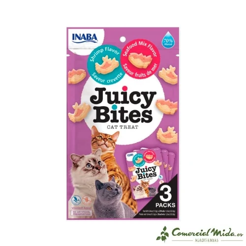 Churu CAT Snack bouchées juteuses crevette/fruits de mer