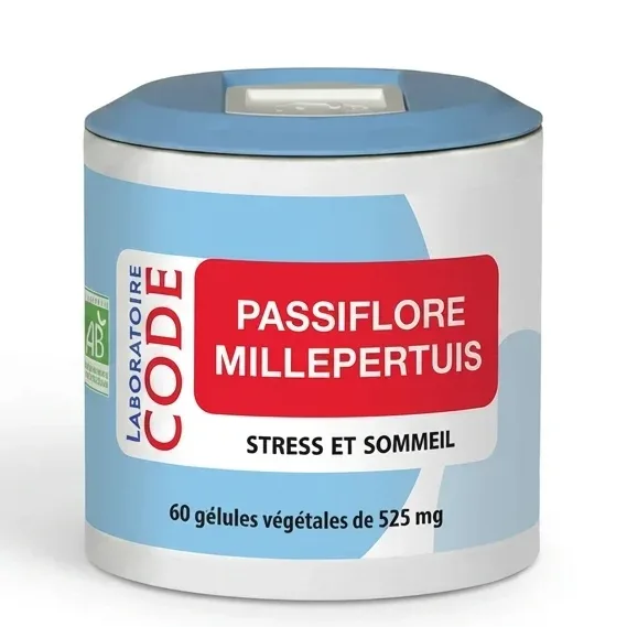 Passiflore Millepertuis - 60 gélules - Laboratoire Code