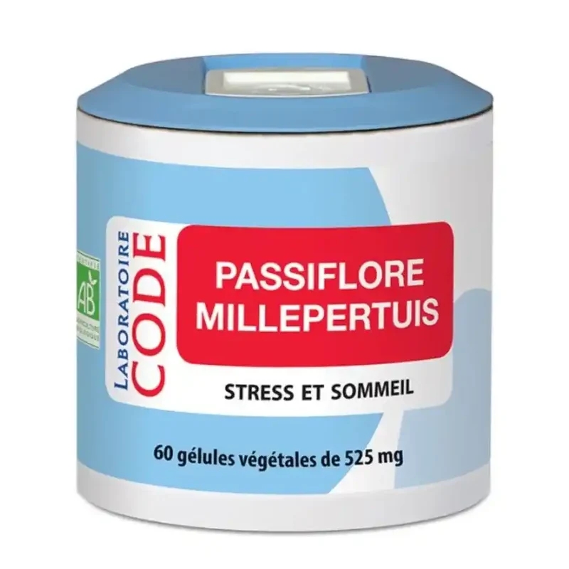 Passiflore Millepertuis - 60 gélules - Laboratoire Code