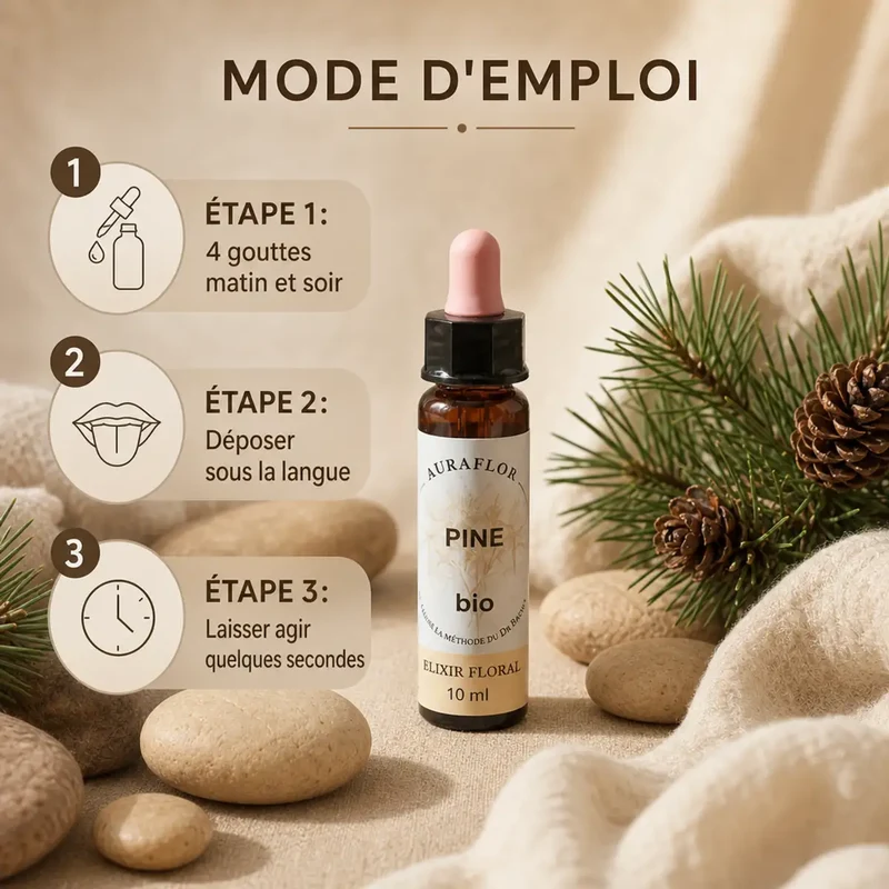 Fleur de Bach Pin Sylvestre bio - 10 ml - Dioter