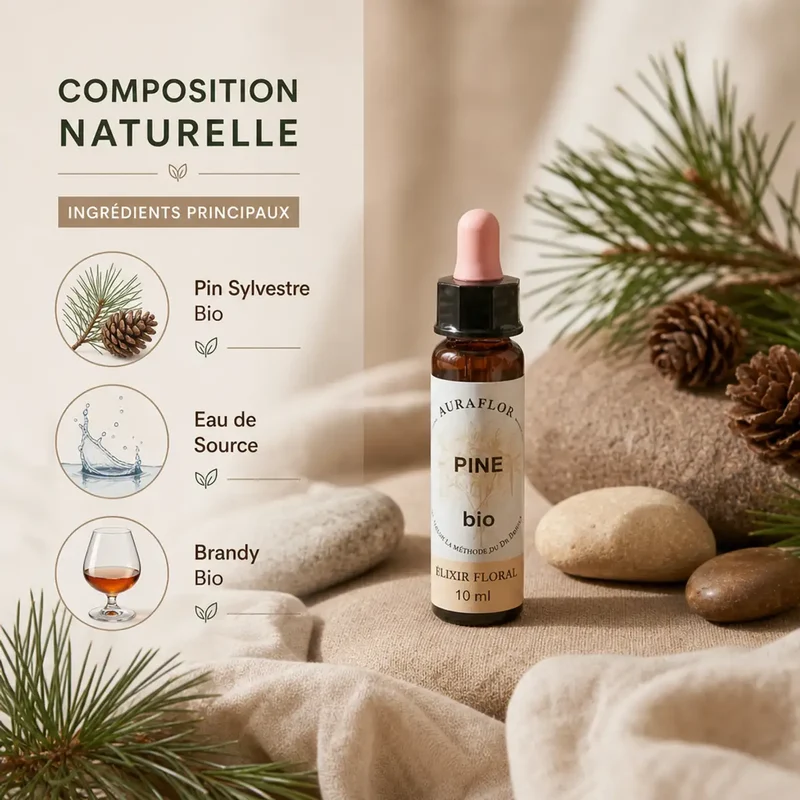 Fleur de Bach Pin Sylvestre bio - 10 ml - Dioter