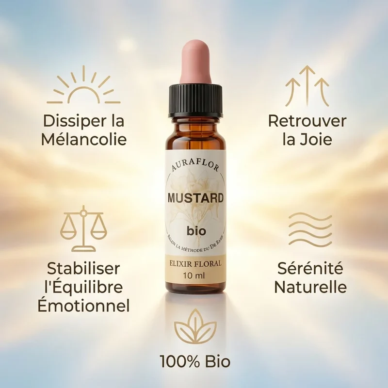 Fleur de Bach Moutarde (Mustard) Bio 10 ml - Dioter