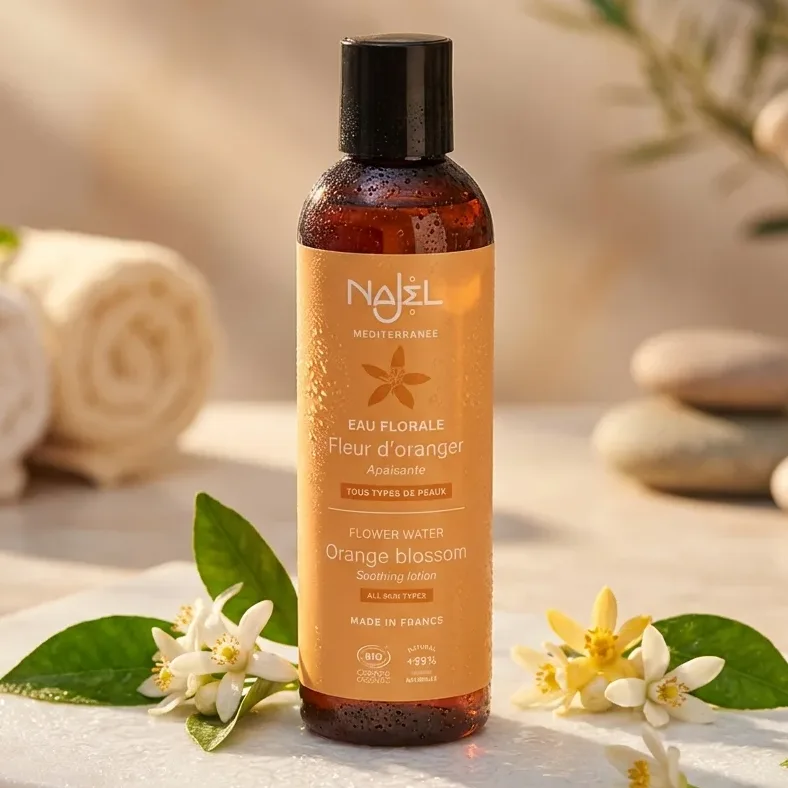 Eau Florale de Fleur d'Oranger Bio – 200 ml – Najel