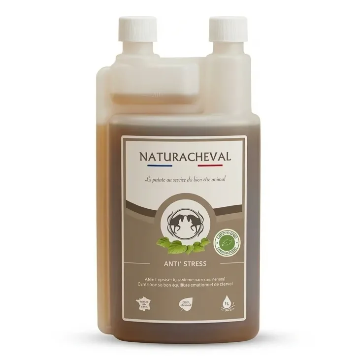 Anti'stress Cheval - Apaise les émotions du cheval - Naturacheval 1 L