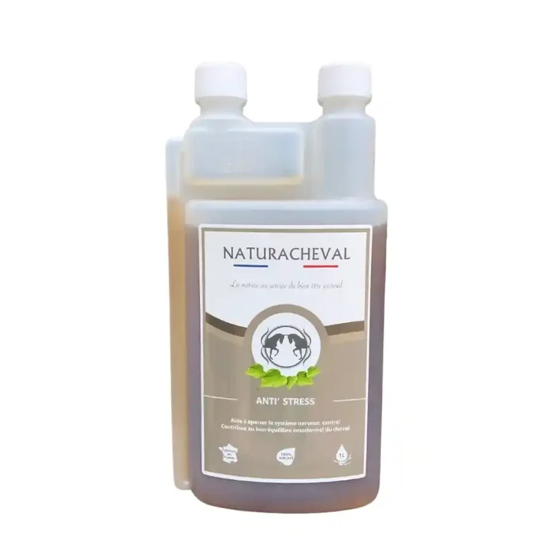 Anti'stress Cheval - Apaise les émotions du cheval - Naturacheval 1 L