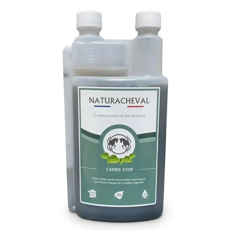 Carbo'Stop Cheval - Lutte contre les désordres intestinaux - Naturacheval 1 L