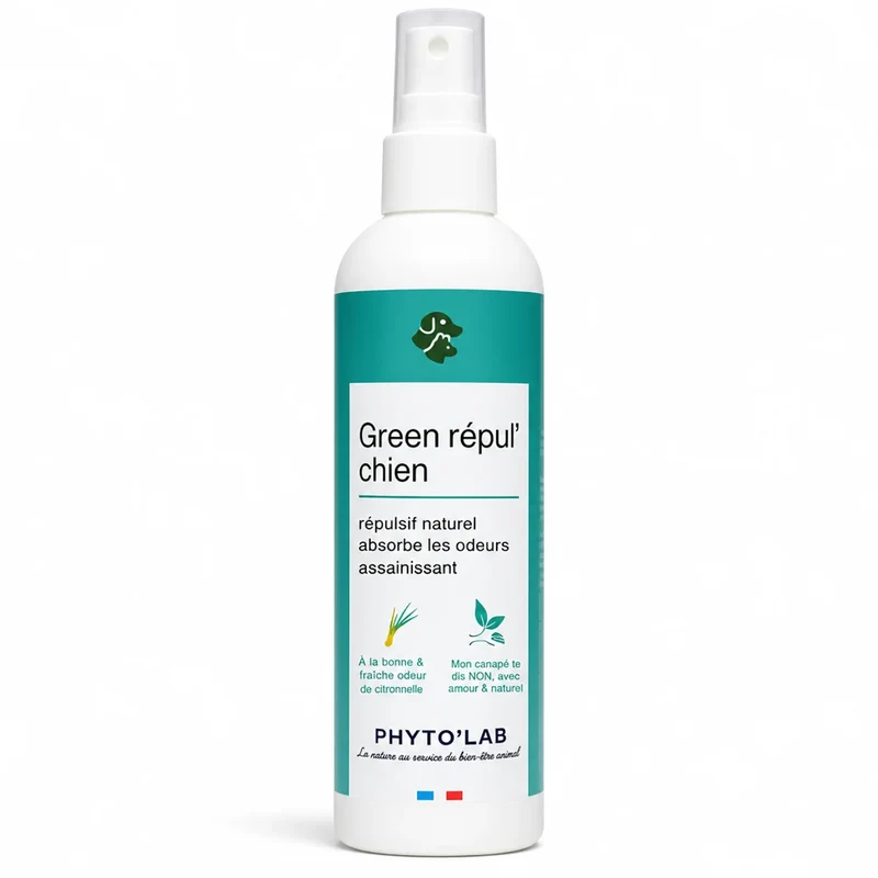 Green Repul' Chiens - Répulsif Naturel à la citronnelle - 250ml - Phyto'Lab