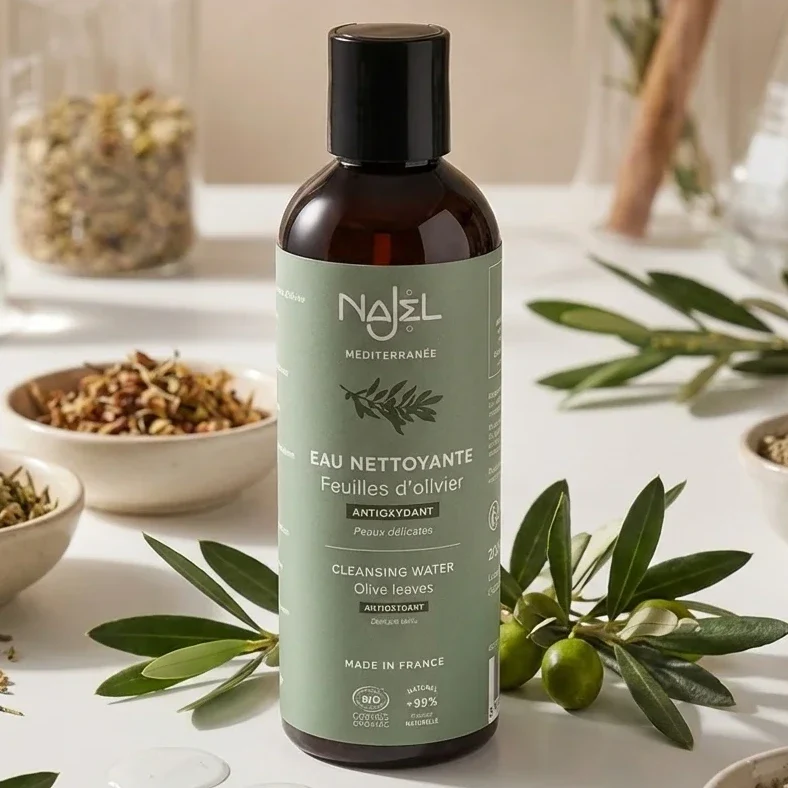 Eau tonique de Feuille d'Olivier bio - 200 ml - Najel