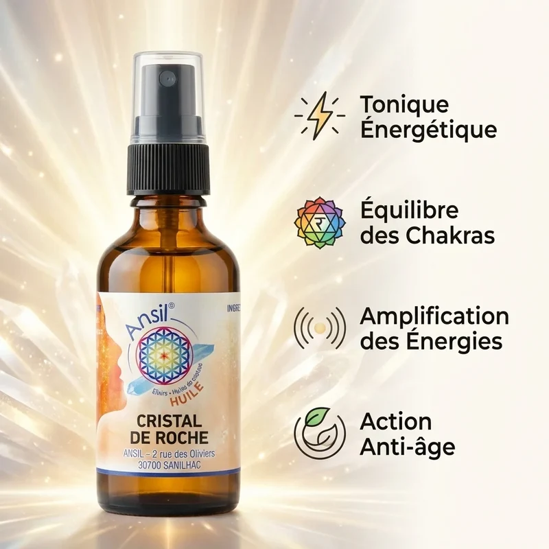 Huile de Cristal de Roche - Ansil - 50 ml