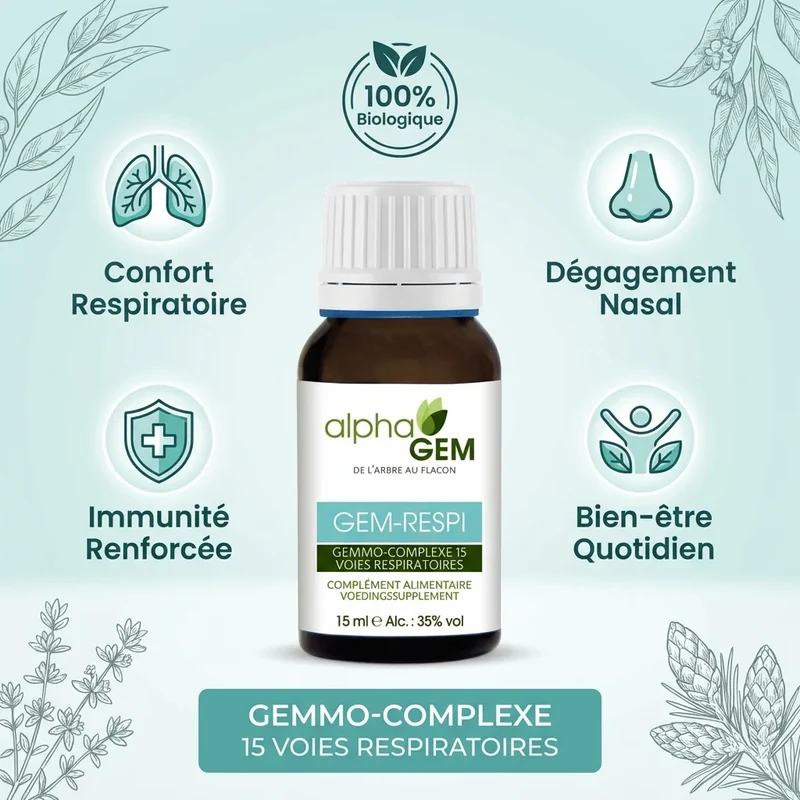 Gem-Respi 15 Bio - 15 ml - Alphagem