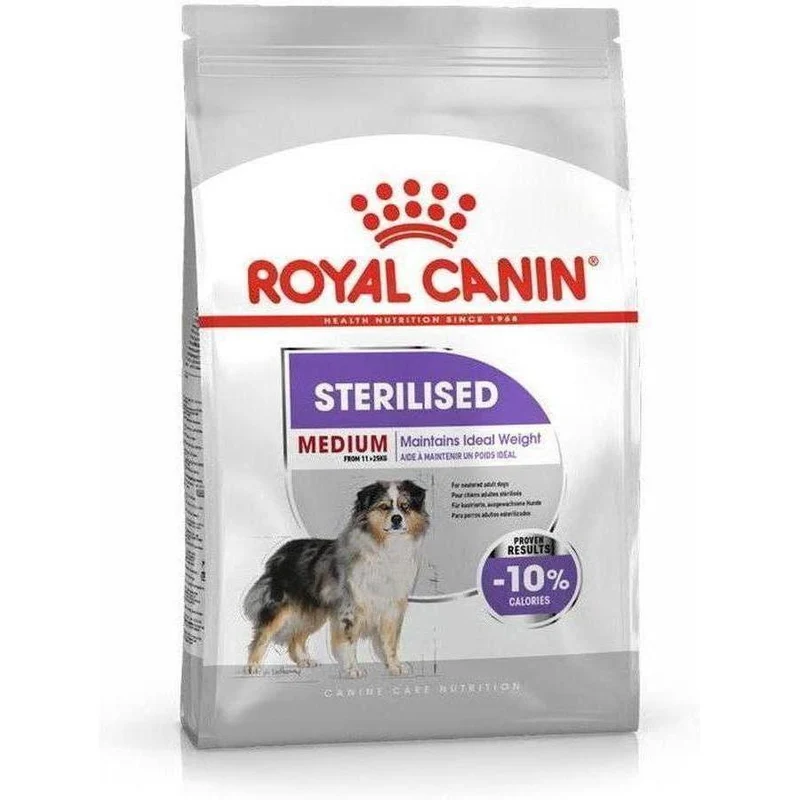 ROYAL CANIN Medium Sterilised Croquettes pour chiens stérilisés adultes races moyennes 12kg