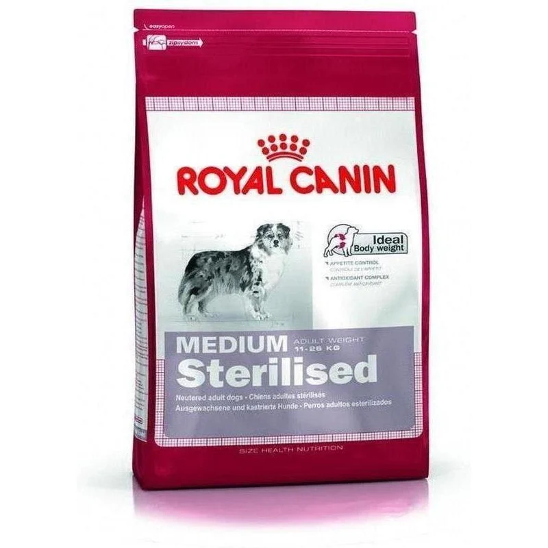 ROYAL CANIN Medium Sterilised Croquettes pour chiens stérilisés adultes races moyennes 12kg