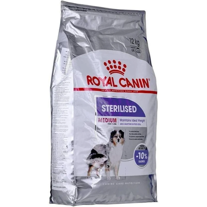 ROYAL CANIN Medium Sterilised Croquettes pour chiens stérilisés adultes races moyennes 12kg