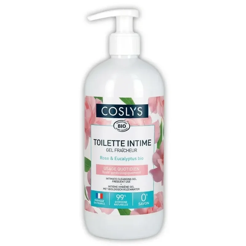 Gel intime fraîcheur rose & eucalyptus Bio - 500 ml Coslys