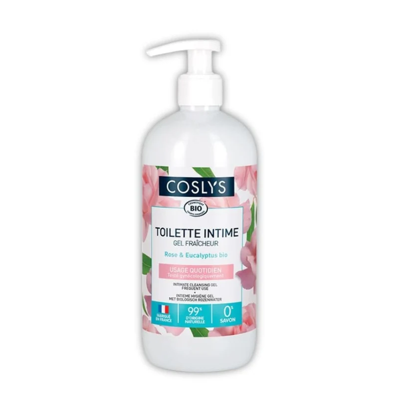 Gel intime fraîcheur rose & eucalyptus Bio - 500 ml Coslys